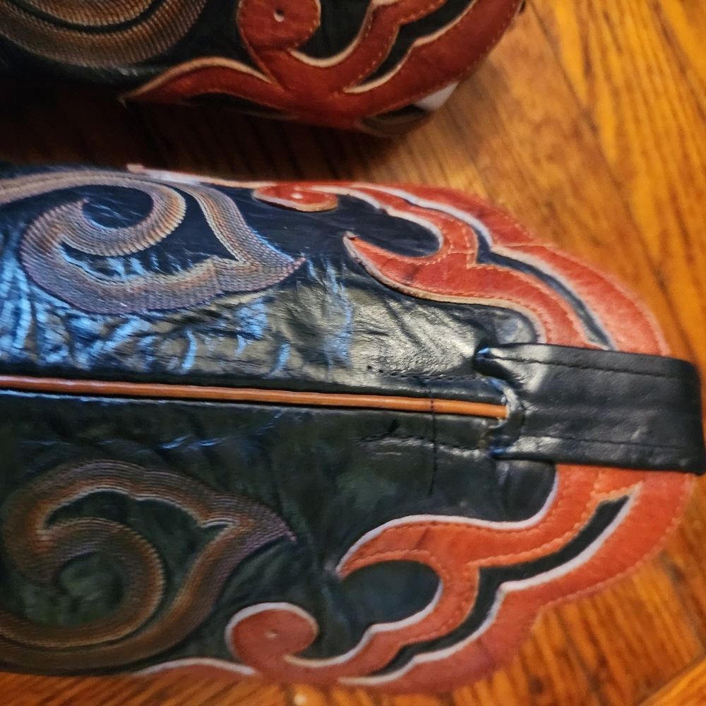 Vintage Larry Mahan Tall Cowboy Boots - Picture 7 of 12